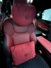 商政適用于雷克薩斯汽車(chē)頭枕護頸枕ES200/RX/UX/NX/LM/CT邁巴赫腰靠GX 雷克薩斯-酒紅色 - 頭枕（1對） 曬單實(shí)拍圖