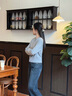 玖姿·安娜蔻優(yōu)雅通勤miu系羊毛寬松開衫針織衫女2025春季新款 淺灰 S 曬單實(shí)拍圖