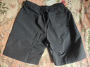 馬登工裝戶(hù)外休閑梭織短褲大口袋褶皺寬松直筒抽繩尼龍五分褲男夏 藏青色 L 曬單實(shí)拍圖