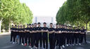 珠光萊卡工作服polo定制印字工衣T恤定做衣服文化衫刺繡logo短袖公司工裝 黑色【A款】 2XL 曬單實(shí)拍圖
