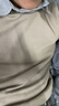 羅蒙假兩件毛衣針織衫男士冬季內搭打底衫毛線(xiàn)衣上衣服羊休閑毛衫男裝 卡其色 常規 XL 約135-150斤可穿 曬單實(shí)拍圖