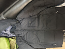 報喜鳥羽絨服男裝【鎖溫防鉆絨】男士可脫卸帽四面彈力羽絨服保暖外套男 黑色 M -46(170/92) 曬單實(shí)拍圖