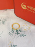 中國黃金（CHINA GOLD）櫻花黃金戒指女足金古法素圈對戒婚戒七夕情人節(jié)禮物送女友老婆 11#櫻花戒指約0.5g*甄選禮盒 曬單實(shí)拍圖