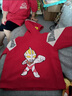 G.DUCKKIDS聯(lián)名奧特曼衣服男童外套春秋款洋氣秋冬季加絨加厚兒童棉服小男孩 紅色【春秋款】 110 建議身高100-110cm4-5歲 曬單實拍圖