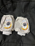 妙奕嘉袖套兒童套袖寶寶嬰兒1-3歲男童女童3-6歲護袖秋冬羽絨服防水手袖 兒童袖套太空人【淺灰色】 曬單實(shí)拍圖