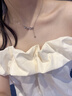 法蔻星星項(xiàng)鏈女閃鉆吊墜新款鎖骨鏈生日禮物送女友送老婆 全國倉-星星項(xiàng)鏈 曬單實(shí)拍圖
