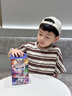 OQB德國兒童保溫杯1-3-6-12歲男孩上學(xué)專用寶寶食品級316小學(xué)生水杯 藍(lán)色+立體貼 送貼紙+杯刷 580ml 曬單實拍圖