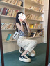 達芙妮牛皮小白鞋女板鞋女2025夏季新款學(xué)生休閑鞋百搭厚底增高軟底女鞋 黑色 35 標(biāo)準(zhǔn)碼 曬單實拍圖