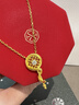 鉆石世家巳來運轉(zhuǎn)系列·琺瑯靈蛇項鏈 古法黃金點鉆工藝 蛇年限定 送女友 靈蛇幸運項鏈-金重約7.27g±0.2 曬單實拍圖