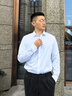 沙馳SATCHI男裝長(zhǎng)袖襯衫秋季新款商務(wù)正裝抗皺免燙白色襯衣男 漂白 41 曬單實(shí)拍圖