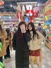 歐貝汐格子半身裙女2025春秋冬季新款半裙a字包臀裙小個(gè)子毛呢短裙子 紅色 M 曬單實(shí)拍圖