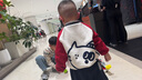 M.Latin/馬拉丁童裝兒童上衣24冬裝新款男小童衛(wèi)衣 暗紅 110cm 曬單實(shí)拍圖