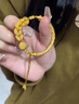 佩瑄金包銀五帝錢(qián)幣半鐲五路財神編繩手鏈手鐲女古法傳承首飾生日禮物 五帝錢(qián)幣半鐲手鏈約15克 曬單實(shí)拍圖
