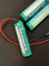 德力普（Delipow）18650鋰電池組 3.7v電池組大容量唱戲機戶外音響釣魚燈頭燈帶線插頭充電電池蓄電池電源 2000mAh【10cm紅黑引出線】 曬單實拍圖