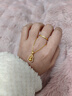 傳呈福澤 999足金鉆石戒指女 手工古法黃金鉆戒指環(huán) 【11號】金重2.70克【現(xiàn)貨】 曬單實拍圖