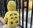 巴拉巴拉童裝兒童羽絨服男童女童冬裝保暖連帽外套可愛萌 土灰綠40974 120 cm 曬單實拍圖