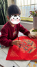 龍鳳描紅斗方手寫(xiě)福字描紅萬(wàn)年紅宣紙灑金加厚歐楷行楷顏體隸書(shū)楷書(shū)臨摹福字對聯(lián)-描紅龍鳳【歐體】福 曬單實(shí)拍圖