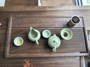 尚言坊簡(jiǎn)易茶盤(pán)帶排水竹制高檔輕奢功夫茶具托盤(pán)家用辦公室瀝水干泡茶臺(tái) 曬單實(shí)拍圖