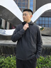 SATCHI沙池男裝春季新款單茄克2025春新款云朵超柔時(shí)尚通勤連帽夾克外套 灰綠 L 50 曬單實(shí)拍圖