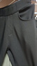 美洋（MEIYANG）生姜喇叭褲輕暖滋潤(rùn)四面彈玻尿酸加絨保暖休閑褲時(shí)尚高腰顯瘦褲子 黑色（短版） M 曬單實(shí)拍圖