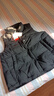坦博爾羽絨服馬甲女立領(lǐng)寬松短款外搭羽絨背心外套TD336006 黑色 185  曬單實(shí)拍圖