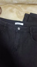 真維斯（JEANSWEST）牛仔褲女士2025冬季高腰顯瘦加絨褲女修身鉛筆小腳褲子黑色加絨32 曬單實(shí)拍圖