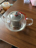 禾艾蘇（heisou）高硼硅玻璃茶壺304不銹鋼內膽沏茶壺花茶壺耐高溫加厚茶具 800ml淺淺壺 曬單實(shí)拍圖