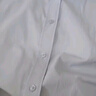 羅蒙（ROMON）商務(wù)職業(yè)正裝男士白襯衫加絨加厚工裝男裝長(cháng)袖襯衣男白色2XL 曬單實(shí)拍圖