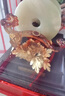 莫尼森  MOREISAN金箔玉如意擺件工藝品家居客廳裝飾品擺件退休紀念品喬遷新居禮品 平安如意-牡丹富貴 曬單實拍圖