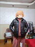 RGPX2025年最新款輕薄羽絨棉服反季清倉女士短款韓版修身顯瘦立領(lǐng)外套 藏青 連帽 L 建議100-110斤 曬單實(shí)拍圖