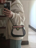 曇蓓漫jumpfrompaper時(shí)髦好物蛋糕包女生單肩斜挎包 粉色 曬單實(shí)拍圖
