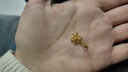 中鑫珠寶黃金雪花吊墜女999足金項鏈金小吊墜金墜子5g工藝時(shí)尚首飾 1.67g 曬單實(shí)拍圖