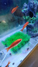 咪貝萌水族箱造景裝飾擺件觀(guān)景魚(yú)缸假水草仿真水草坪柔軟家用烏龜缸飾品 小四腳草坪-12.5×12.5×4CM 曬單實(shí)拍圖