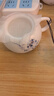 茗枝 德化白瓷茶壺西施壺 羊脂玉手繪青花中式泡茶家用陶瓷手抓壺單壺 白瓷西施壺*出水芙蓉 曬單實拍圖