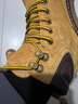 駱駝（CAMEL）休閑增高厚底戶(hù)外工裝男士大黃靴 G13W076024R 沙漠黃/咖啡 44 曬單實(shí)拍圖
