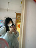 艾萊依（ERAL）長款女士羽絨服甜美可愛風毛球上衣可脫卸狐貍毛領外套鴨絨保暖 冰清藍 S 155【建議80-110斤】 曬單實拍圖