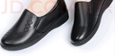 啄木鳥(niǎo)媽媽鞋皮鞋春秋款真皮軟底老人鞋女平底中老年大碼女鞋41一43單鞋 黑色頭層牛皮【加絨里】 42 曬單實(shí)拍圖