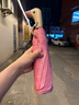 Momikawa創(chuàng)意鴨子傘個(gè)性木柄鴨子頭傘可愛(ài)女士實(shí)用的生日禮物節(jié)日禮物雨傘 粉色8骨粉糯鴨嘰 曬單實(shí)拍圖