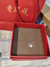 老鳳祥項(xiàng)鏈女生S925銀氣質(zhì)款鎖骨鏈閨蜜生日七夕情人節(jié)禮物送女友老婆 蝶舞項(xiàng)鏈*質(zhì)感禮盒 曬單實(shí)拍圖
