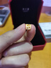 周大福字母轉運珠鏤空星星黃金情侶(工費:120計價(jià))【可選】 EOF838 字母S 約0.60g 曬單實(shí)拍圖