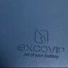 宜適酷（EXCO）90X45鼠標墊超大號辦公桌墊 防水皮革書(shū)桌墊寫(xiě)字墊電腦墊鍵盤(pán)皮質(zhì)桌布墊雙面游戲墊 藍和黃3765 曬單實(shí)拍圖