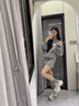 CHERY KALLY 女士經(jīng)典老爹鞋2025新休閑厚底增高鞋子女 LD4576 香檳色 36 曬單實拍圖