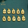 御龍鏡999足金數(shù)字7黃金吊墜女3D硬金愛妻編繩項鏈金掛墜幸運數(shù)字鎖骨鏈 數(shù)字0-9吊墜   金重約0.8g-1g 曬單實拍圖