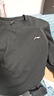 李寧（LI-NING）運(yùn)動衛(wèi)衣男秋季圓領(lǐng)套頭無帽簡約純色寬松休閑鍛煉健身長袖上衣 曬單實(shí)拍圖
