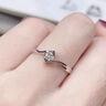 星眸珠寶天使之吻鉆戒18k金心形50分鉆石戒指正品真鉆結(jié)婚求婚送女友 18K金鉆戒-主鉆10分H色SI(35分效果) 9-20號(hào)圈可選 曬單實(shí)拍圖
