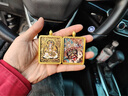 唐卡吊墜扎基拉姆普賢菩薩唐卡吊墜藏式唐卡財(cái)神項(xiàng)鏈 扎基拉姆前世今生唐卡配掛繩【4*5cm非手繪】 曬單實(shí)拍圖