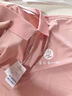 衫廿工作服定制印字印logo工衣訂制男女短袖polo文化衫班服t恤定做 粉紅色 M 曬單實(shí)拍圖