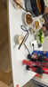 晨巢餐桌 奶油風(fēng)巖板實(shí)木餐桌飯桌家用客廳小戶型長(zhǎng)方形餐桌椅組合 原木色-啞光純白-軟包羊角椅 1.58m 一桌四椅 曬單實(shí)拍圖
