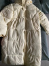 粉媚夢(mèng)女士羽絨棉服女中長(cháng)款連帽新款棉襖衣服女裝冬季外套棉衣加厚冬裝 拉鏈長(cháng)款連帽棉服黃色 M 【建議105-120斤】 曬單實(shí)拍圖