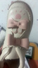 斯納菲（Snoffy）兒童二棉鞋冬季女童可愛(ài)保暖加絨棉靴寶寶舒適學(xué)步鞋奶糖白28 曬單實(shí)拍圖